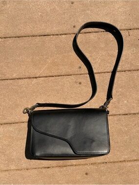 ATP Atelier Black Leather Shoulder Bag